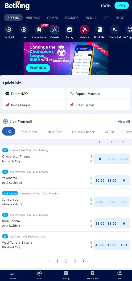 The third image of the app ，Online betting platform with the best betting games with highest cash rewards